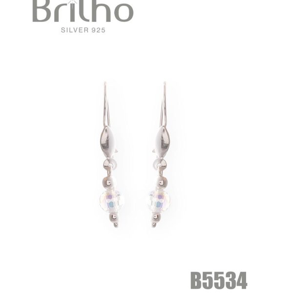 T12N020 ARETE BOLA  EN PLATA LEY 925