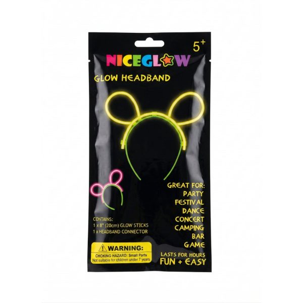 Diadema Fluorescente Glow Baritas Neón