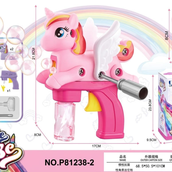 LANZA BURBUJA DE UNICORNIO CON ALAS -P81238-2