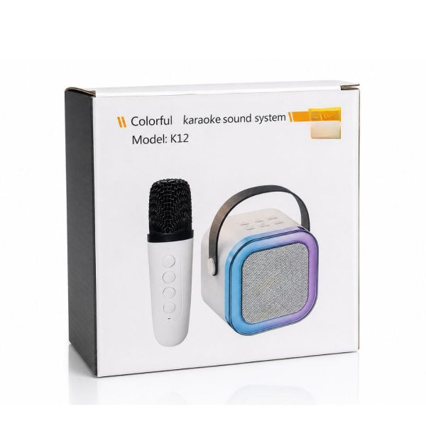 Micrófono Karaoke Bluetooth K12 con Parlante Portátil