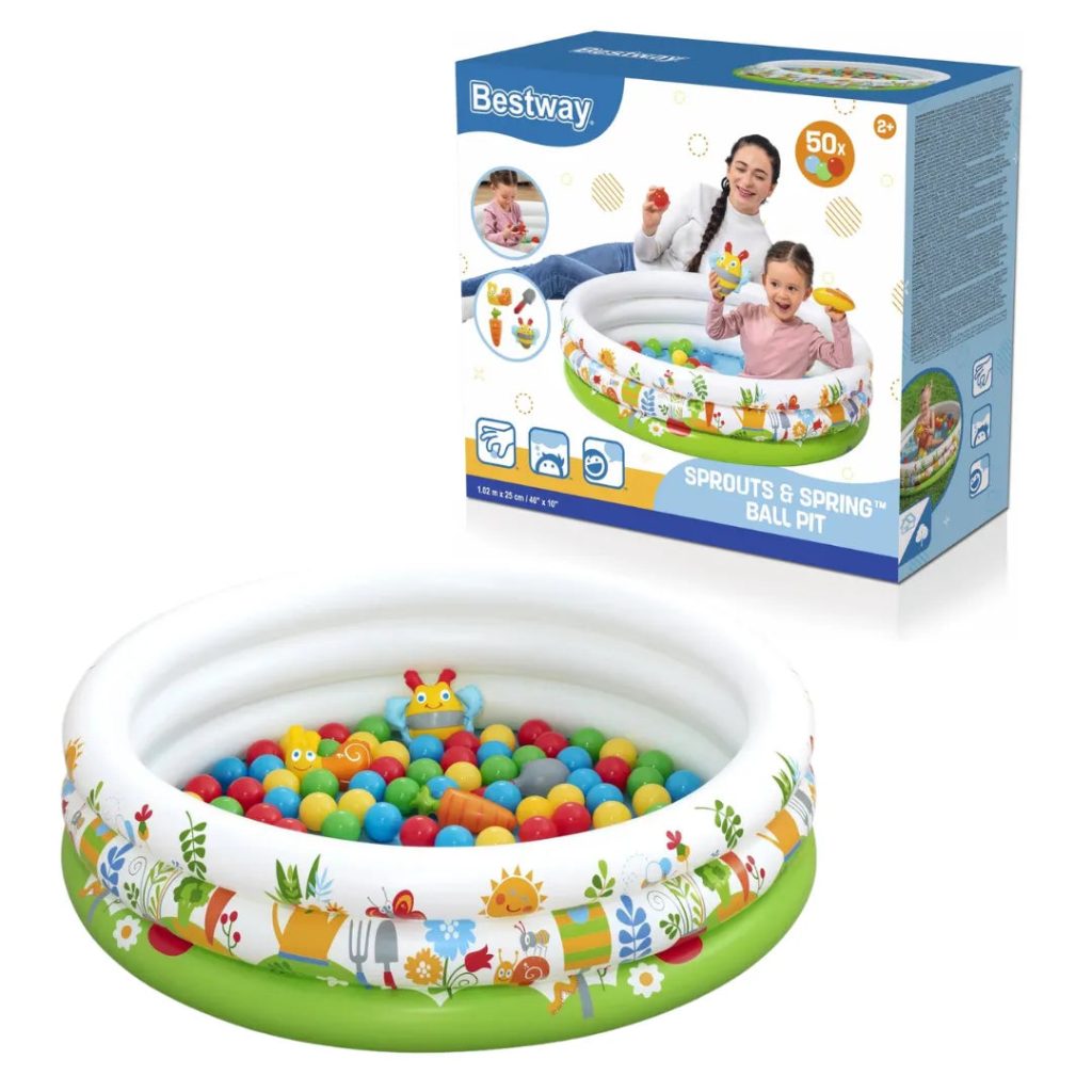 Piscina Infantil 3 aros con Accesorios
