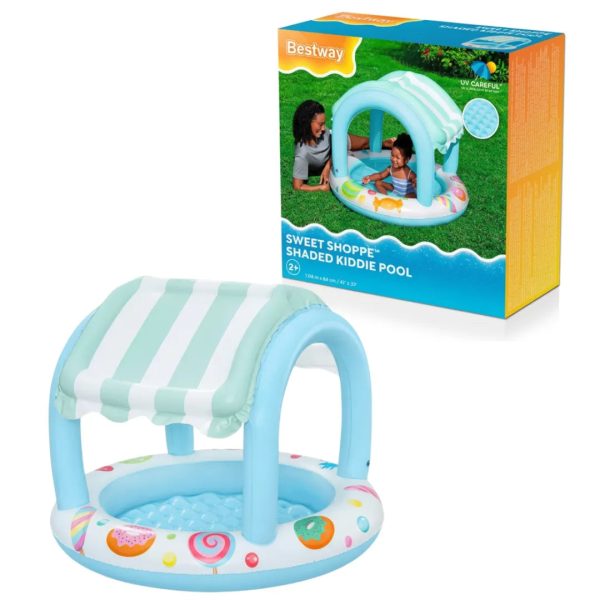 Piscina Infantil con Sombra