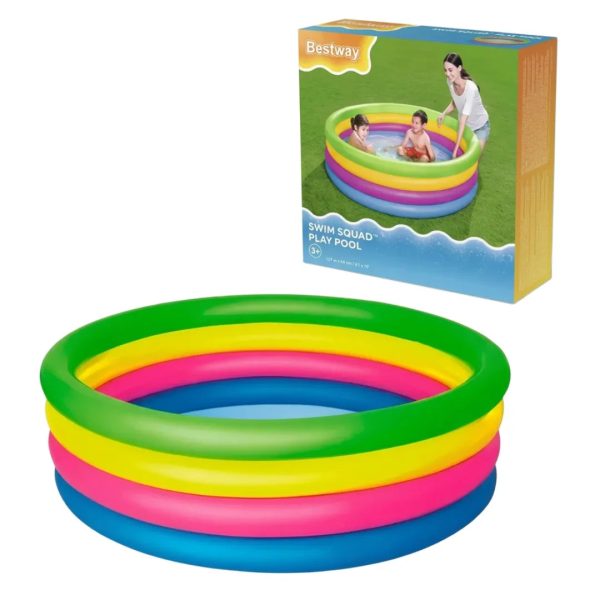 Piscina Infantil Para Niños 4 Aros
