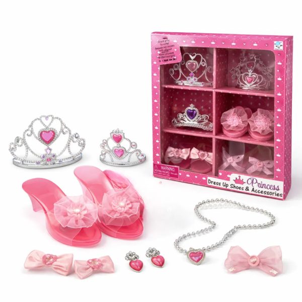 Set Diadema y Tacones Princesa Niña