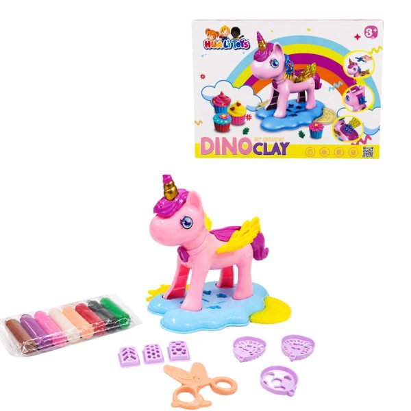 Unicornio DinoClay Creativo para Niñas